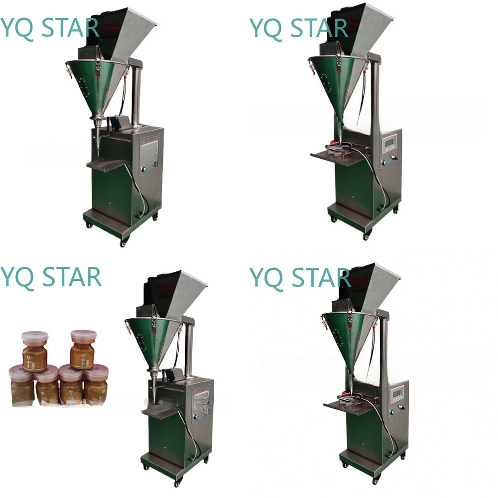Coffee.Equipment Parts - เครื่องล้างและบรรจุขวดแนวนอนแบบกึ่งอัตโนมัติสำหรับบรรจุผงกาแฟ พร้อมอุปกรณ์ชั่งน้ำหนักและบรรจุถุงขนาดเล็ก