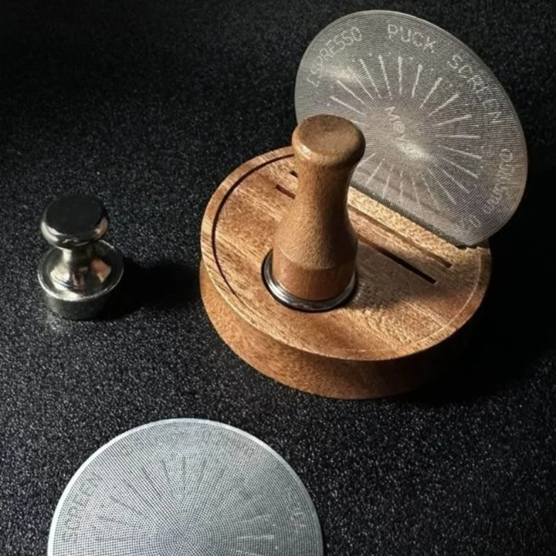 Coffee Equipment Set - ตะแกรงกรองกาแฟเอสเพรสโซแบบแม่เหล็ก ขนาด 51/53/58 มม. ใช้ซ้ำได้ ชุดอุปกรณ์บาริสต้า