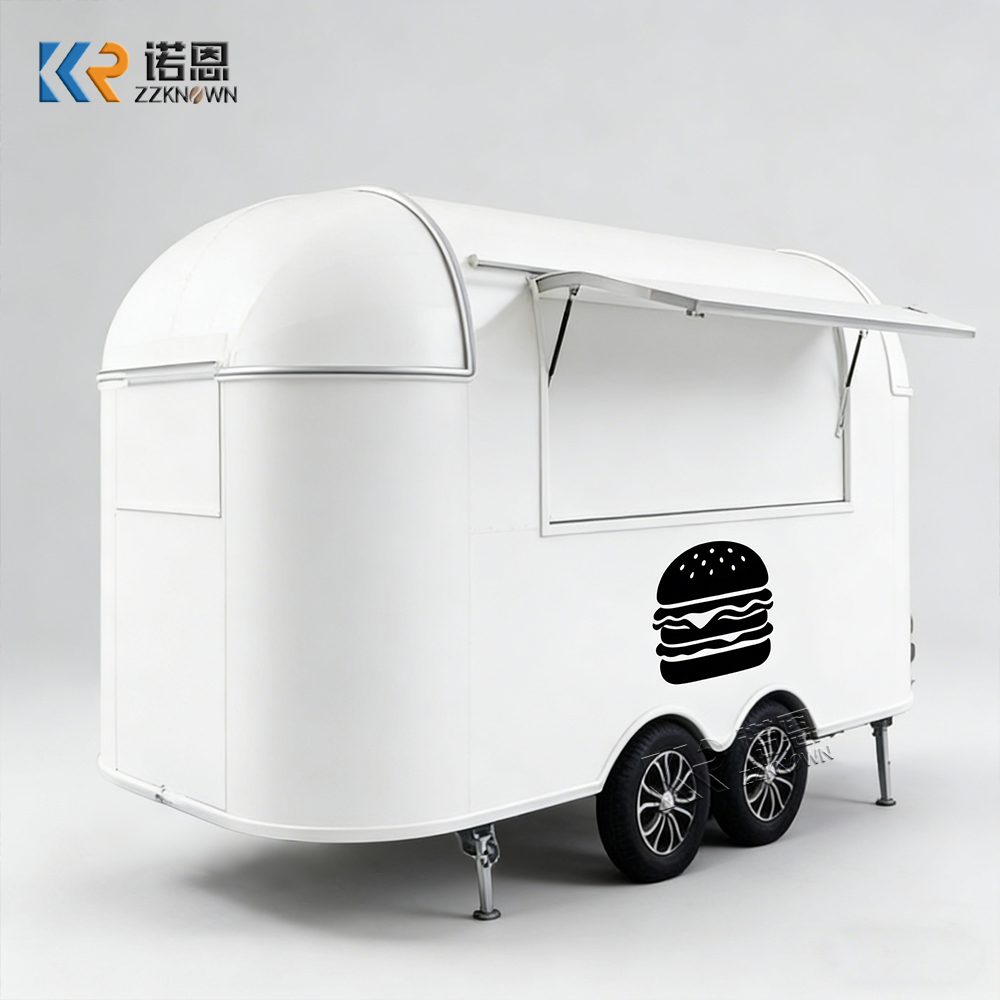 Coffee Equipment For Coffee Shop - รถขายอาหารเคลื่อนที่แบบใหม่ปี 2026 รถพ่วงอาหารแบบสองเพลา พร้อมอุปกรณ์ทำอาหารและระบบทำความเย็น สำหรับร้านกาแฟ