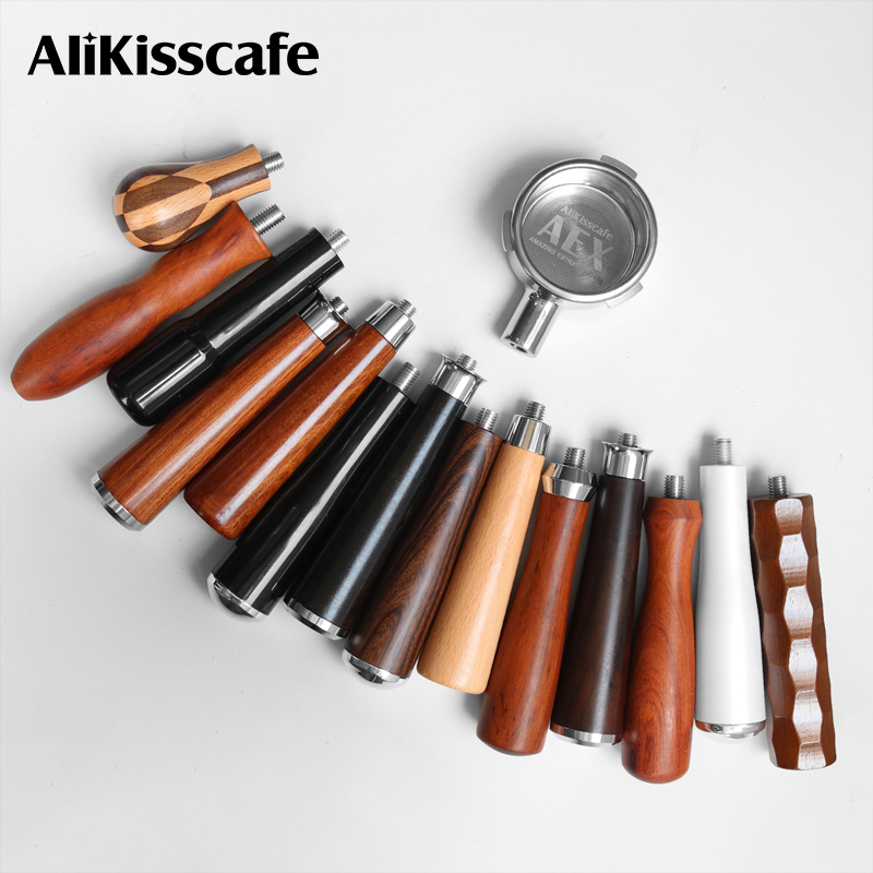 Coffee Equipment Set - ด้ามจับพอร์ตาฟิลเตอร์กาแฟ M10 ด้ามจับแบบปรับแต่งสำหรับเครื่องชงเอสเพรสโซ่ Delonghi Breville อะไหล่ทดแทนพอร์ตาฟิลเตอร์