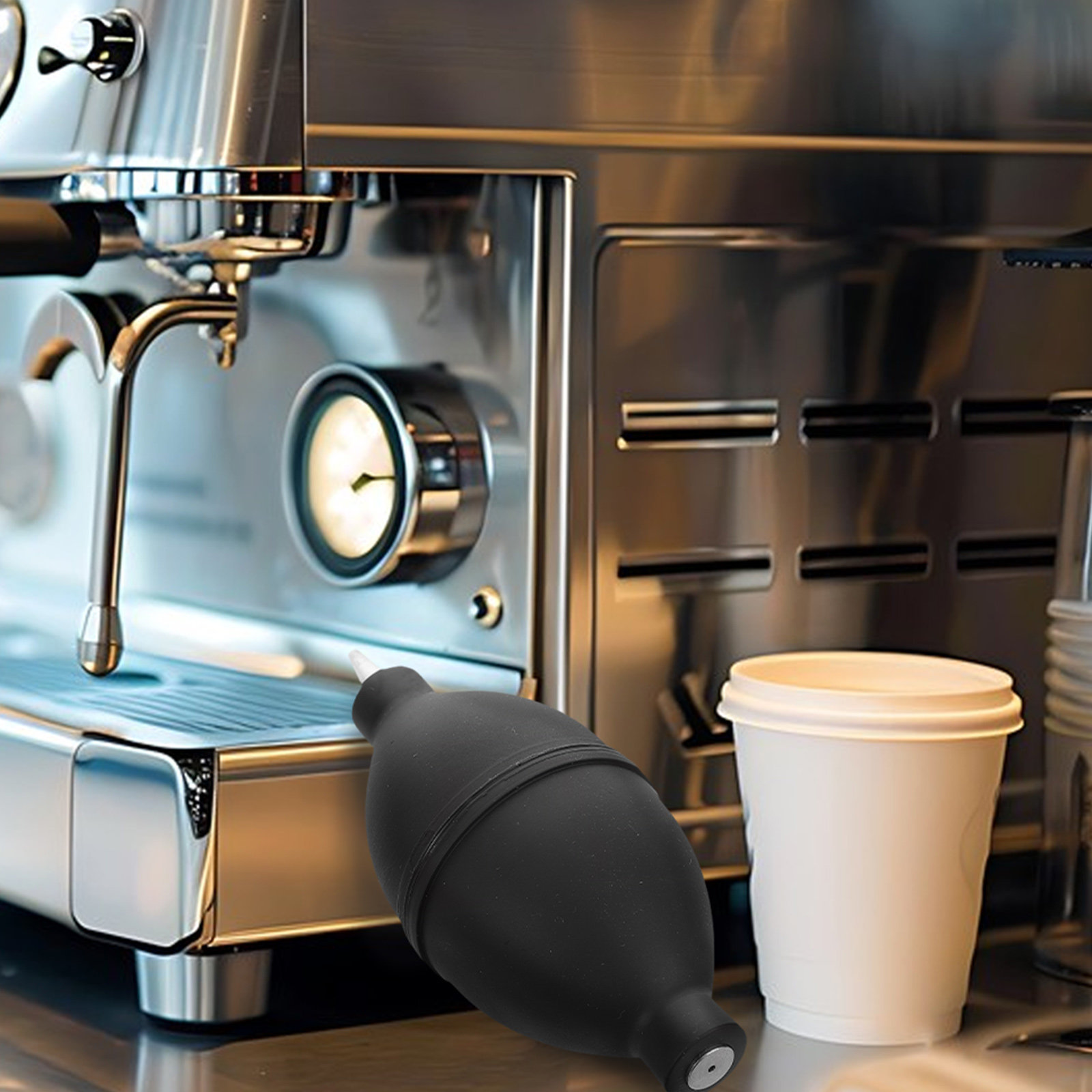 Equipment Of Coffee Machine - เครื่องเป่าลมทำความสะอาดเครื่องบดกาแฟ อุปกรณ์กำจัดฝุ่นอเนกประสงค์สำหรับอุปกรณ์กาแฟ เครื่องชงเอสเพรสโซ คีย์บอร์ด เลนส์กล้อง