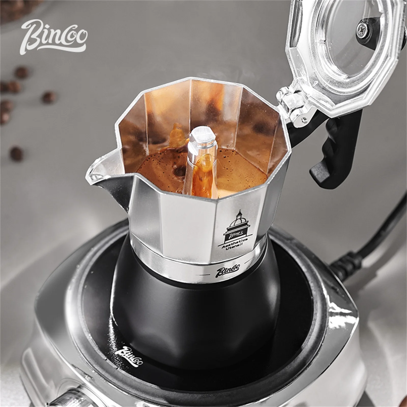 BINCOO วาล์วคู่ Moka Pot,Espre - Coffee Equipment Set บทวิจารณ์และราคา
