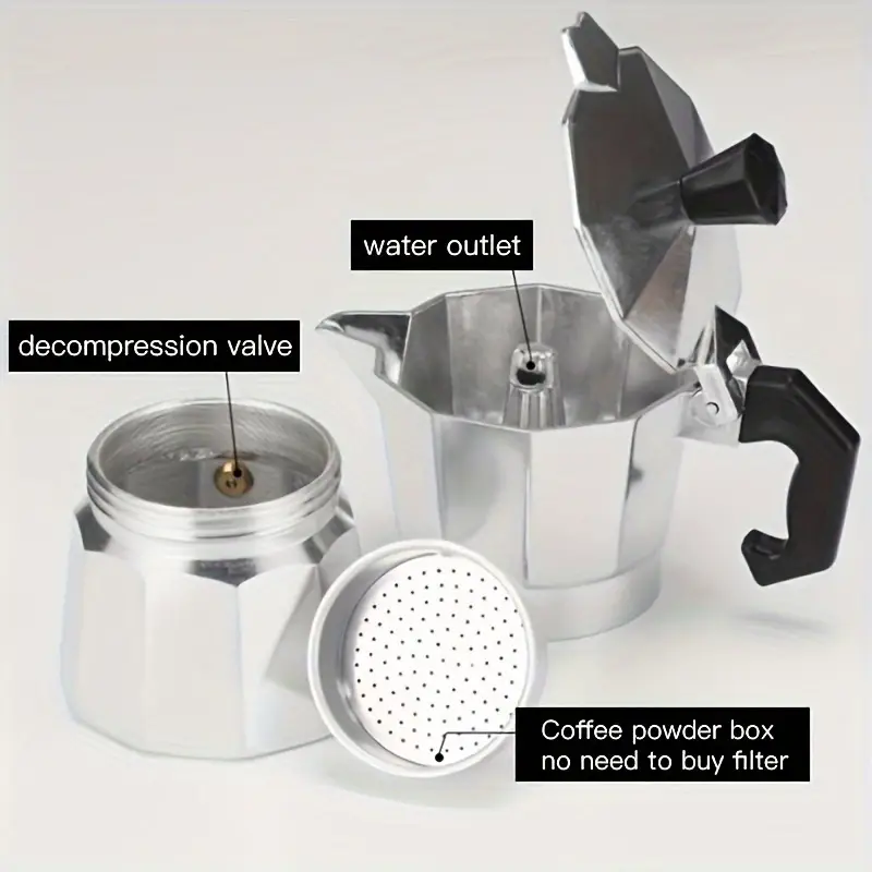 หม้อต้มกาแฟโมก้าอะลูมิเนียมแบบ - Coffee Equipment Set บทวิจารณ์และราคา