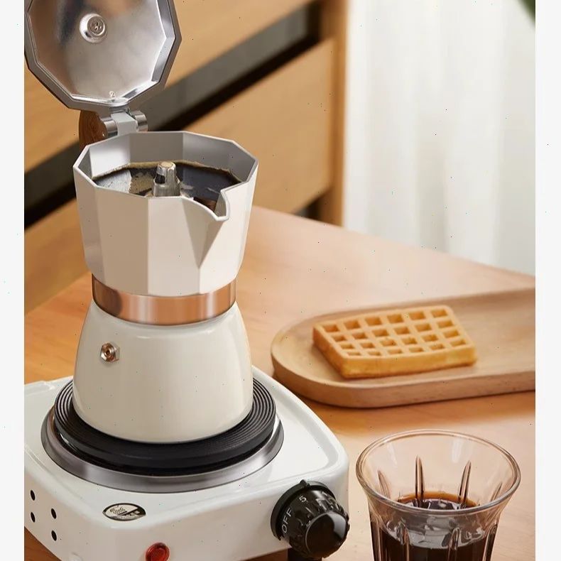 หม้อโมก้าพ็อตแบบก้นกลม วาล์วเด - Coffee Equipment Set บทวิจารณ์และราคา